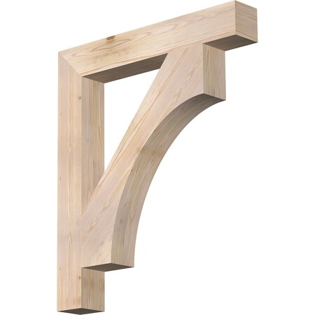 Ekena Millwork Westlake Block Smooth Bracket, Douglas Fir, 5 1/2"W x 38"D x 44"H BKT06X38X44WTL05SDF